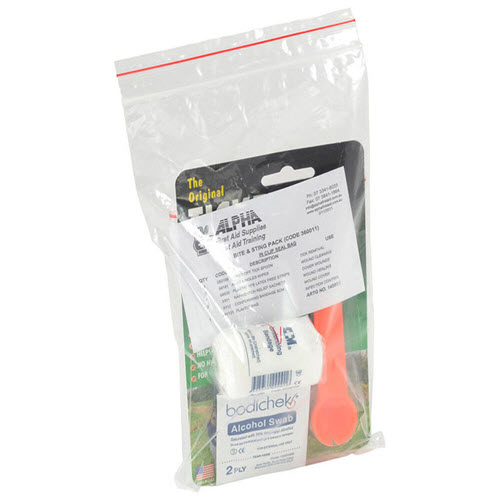 Bites & Stings Workplace Module Pack in a Clip Seal Bag