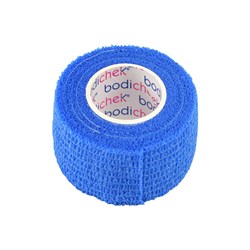Bodichek Elastic Cohesive Blue Bandage - 2.5cm x 4.5m