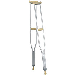 Crutch - Adult Tall Aluminium Underarm 5'10" - 6'6"