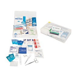 Low Risk Workplace Vehicle Kit in a Clear Plastic Container