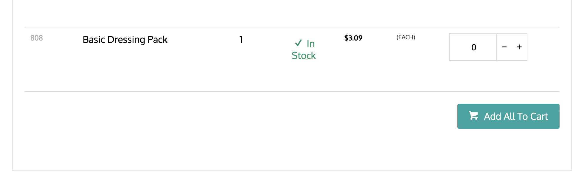 Kit Components Add All to Cart button